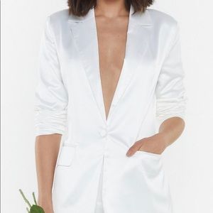 Satin Bridal Set - Blazer and Pants